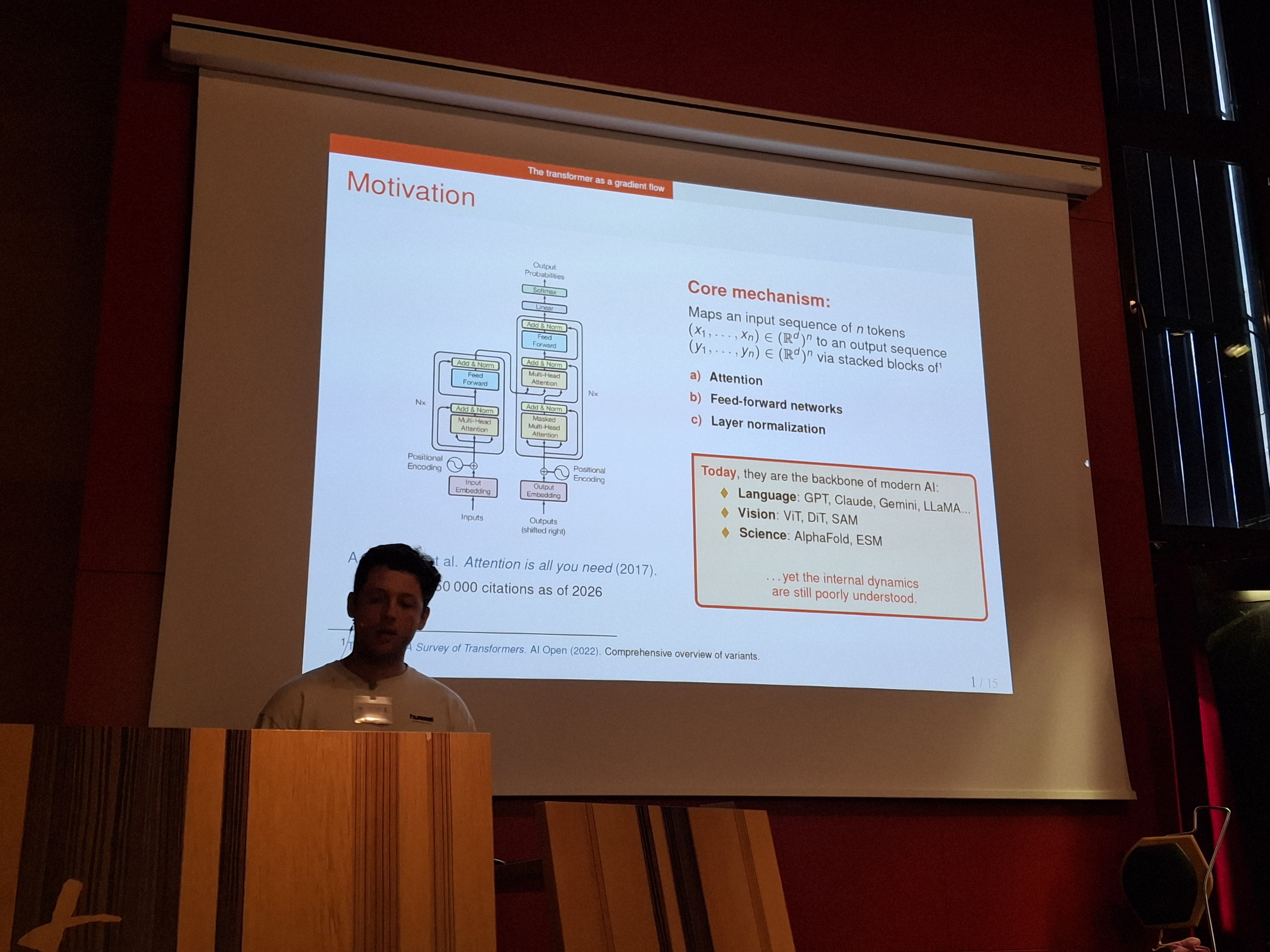 Participants presenting their results during the thematic session in Benasque