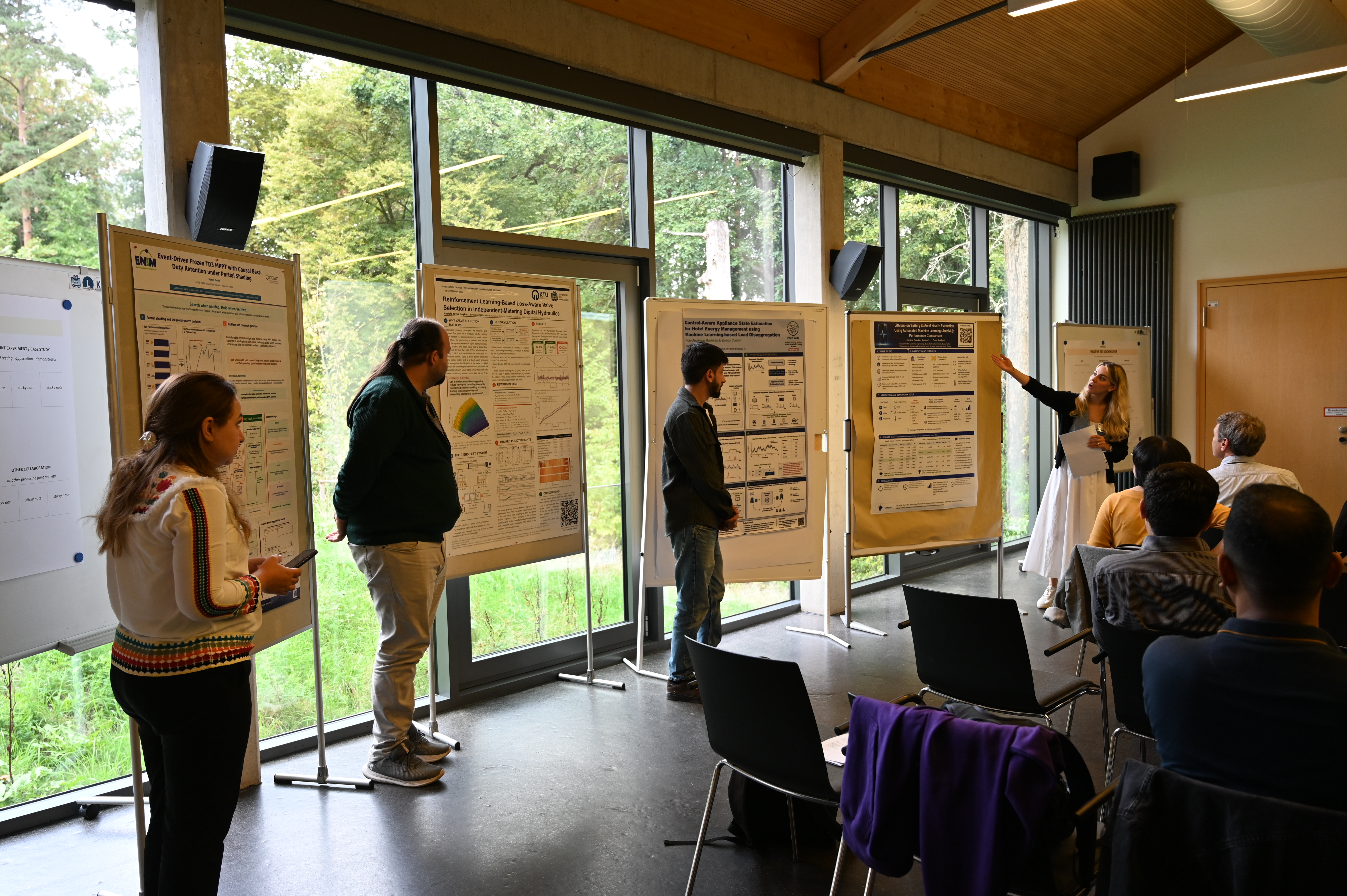 Poster session during the workshop
