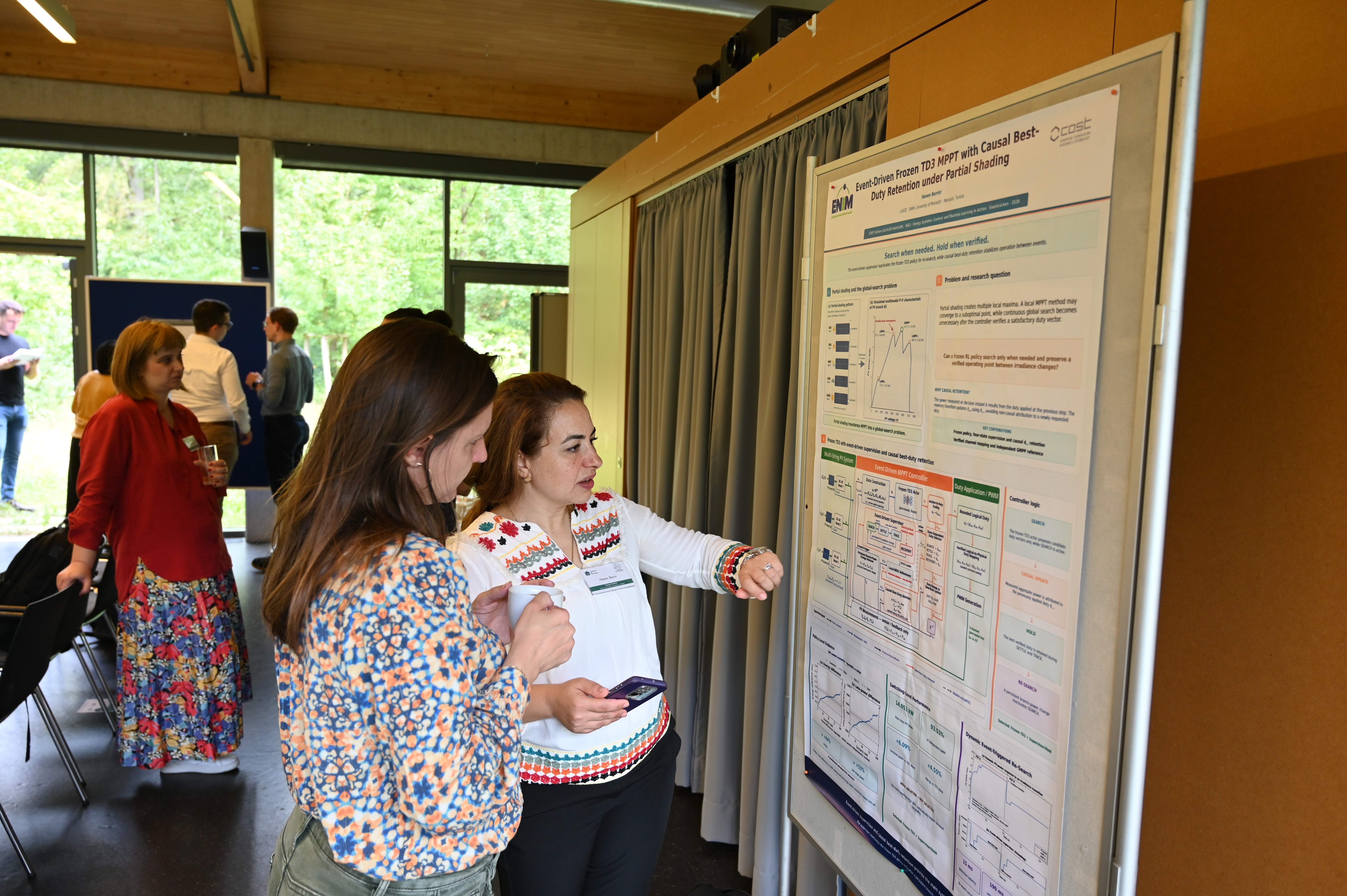 Poster session during the workshop
